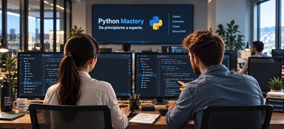 Sviluppatori seduti davanti a computer