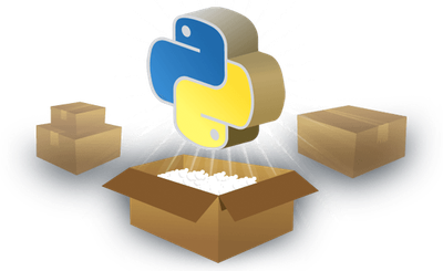 Logo Python che emana luce, Video Corsi di Programmazione Python